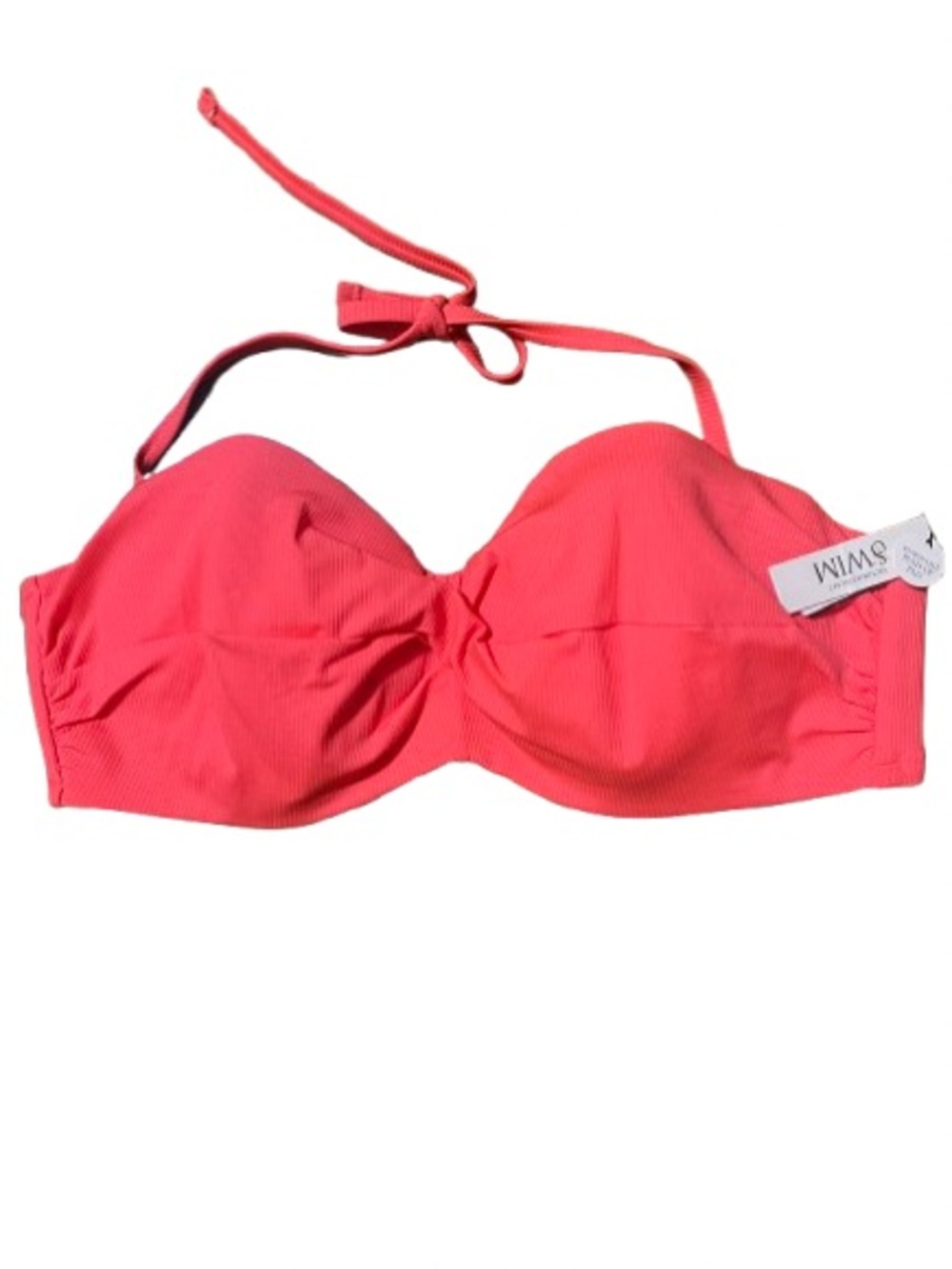 NWT Victoria’s Secret Swim Push Up Coral Bikini Top 38D